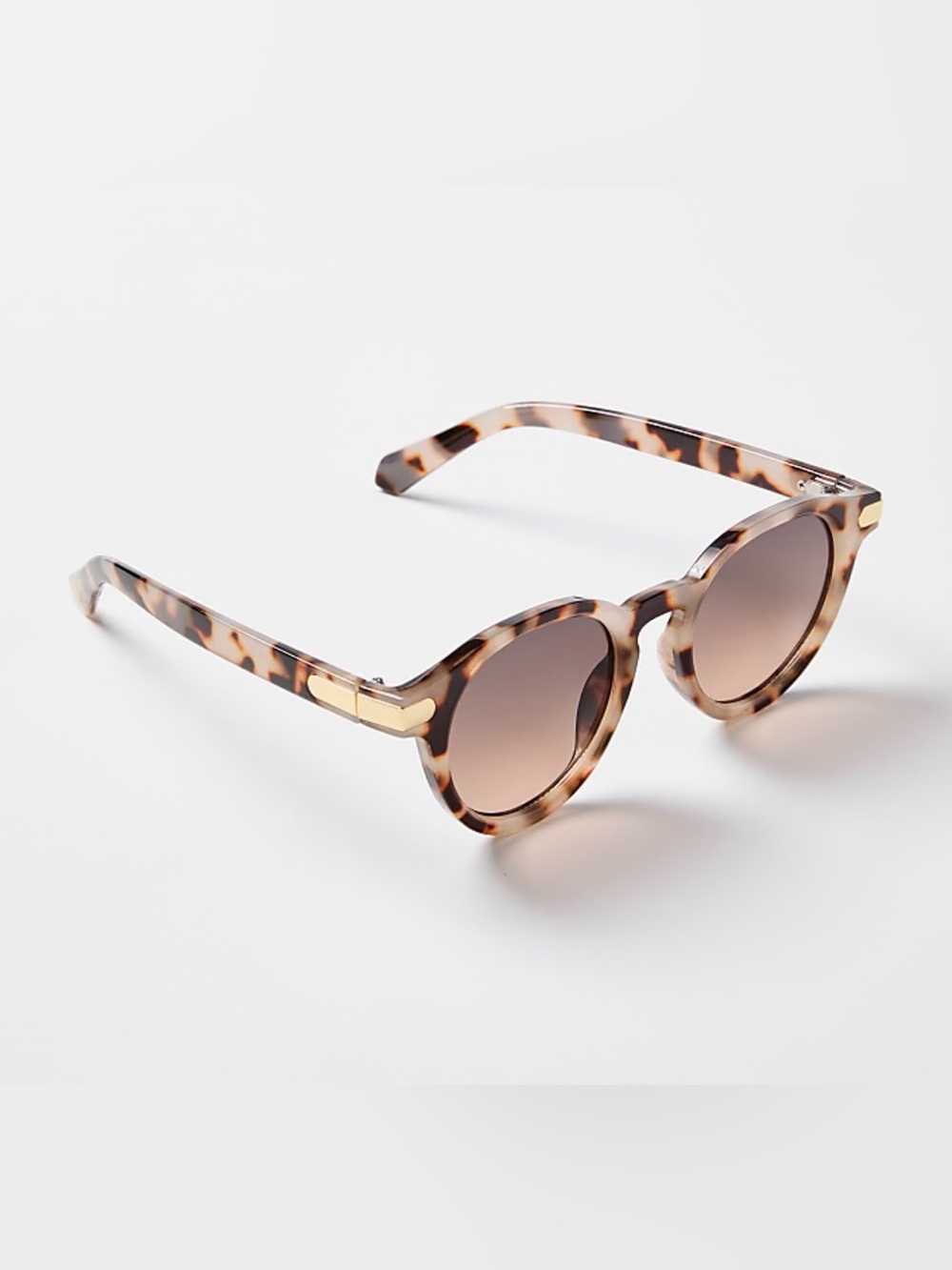 ⭐️5 for $20⭐️ NWT Loft Metallic Trim Round Sunglasses